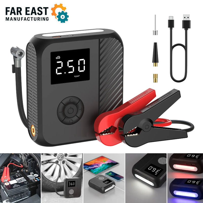 Jump Starter with Air Compressor